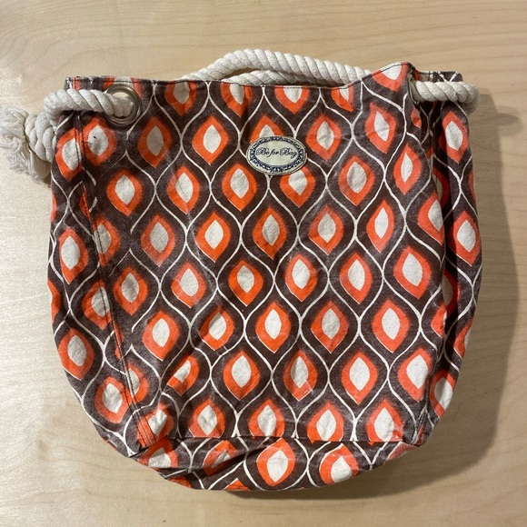 Be For Bag Orange Patterned Bag (MV) - Picture 2 of 8